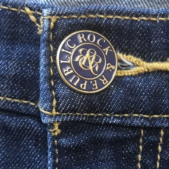 ROCK & Republic Hula stretch denim shorts 6 - Picture 6 of 11